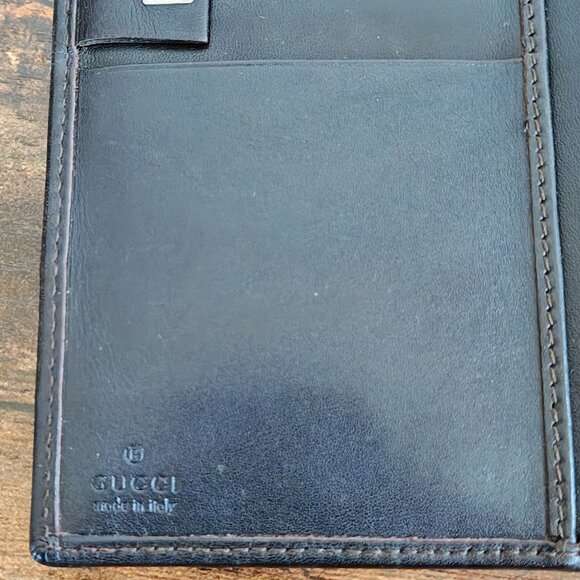 Vintage GUCCI Canvas Continental Wallet - Picture 2 of 15